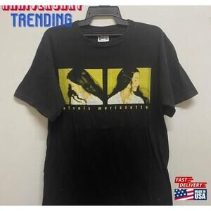 90 S Alannis Morisette Junkie Tour Tee Unisex